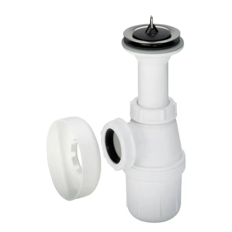 Viega bekersifon, inclusief plug en stop, type 5726.0, excl. muurbuis, kunststof, 1&frac14;" x 32 mm Bestel Nu