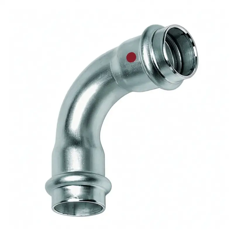 Ambachtelijk Sanha NiroTherm bocht 90°, 2x pers, 15 mm