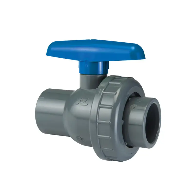 VDL kogelkraan, pvc-u, 2x inwendig lijm / 1x wartel, blauwe hendel, epdm, 16 bar, 20 mm Nu Kopen