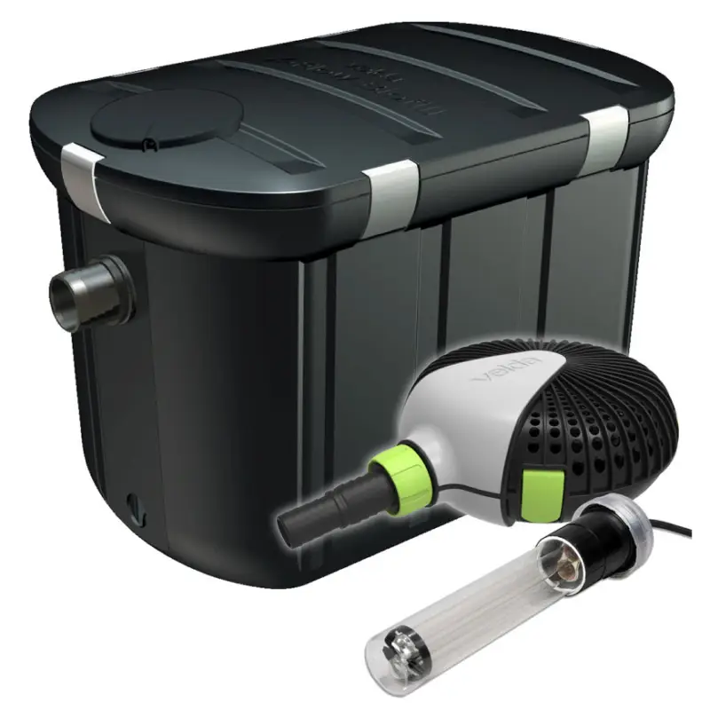 Velda doorstroomfilterset, Cross-Flow Biofill, incl. 18 W UV-C + Green Line 5000 pomp Direct Beschikbaar