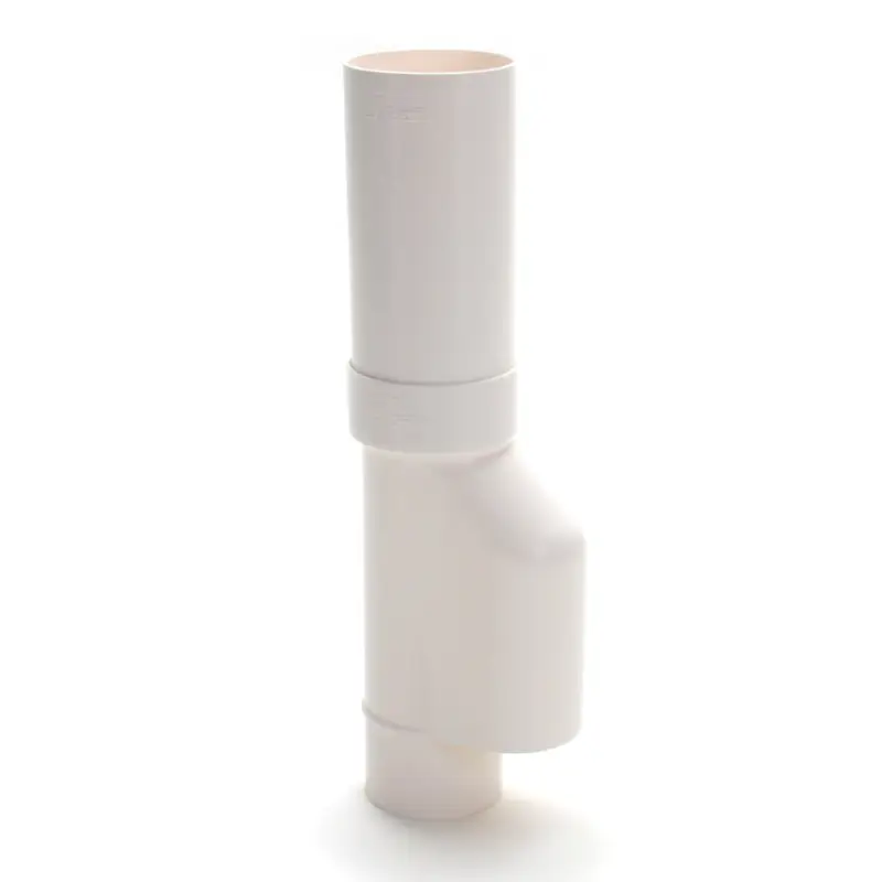 Wavin hwa bladscheider, pp, met loofschraper, 1x inwendig lijm, 1x verjongd spie, wit, 80 mm Gratis Verzending