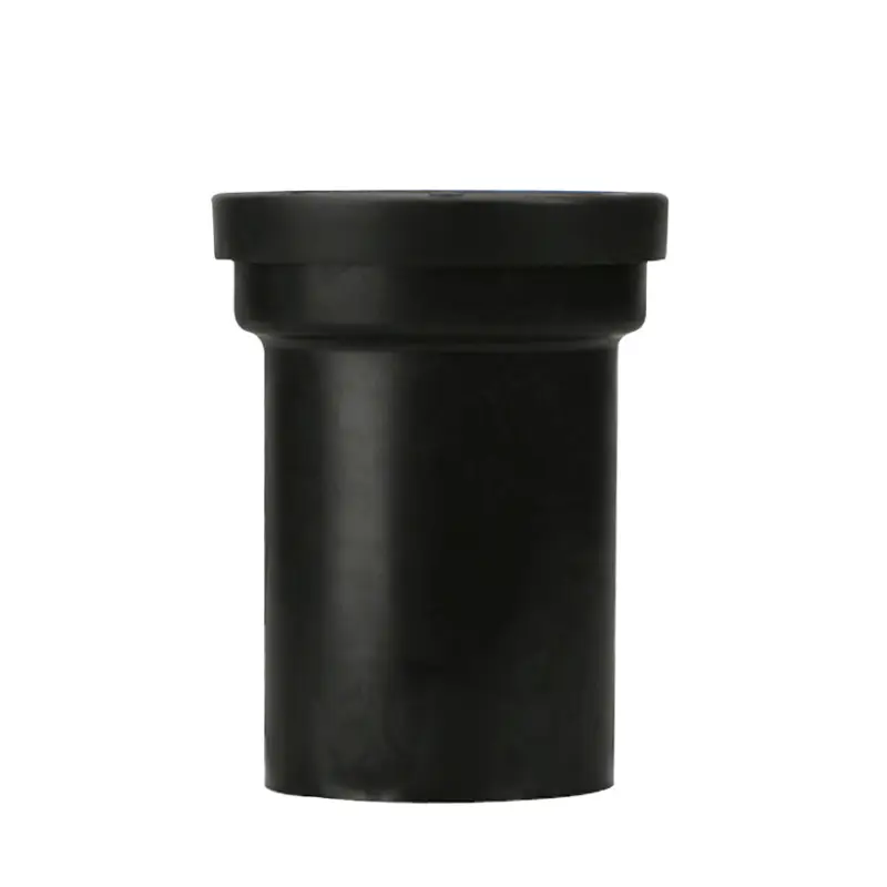 Abu aansluitstuk, voor closet, recht, met keerklep, l = 180 mm, &Oslash; 110 mm, zwart Betrouwbaar