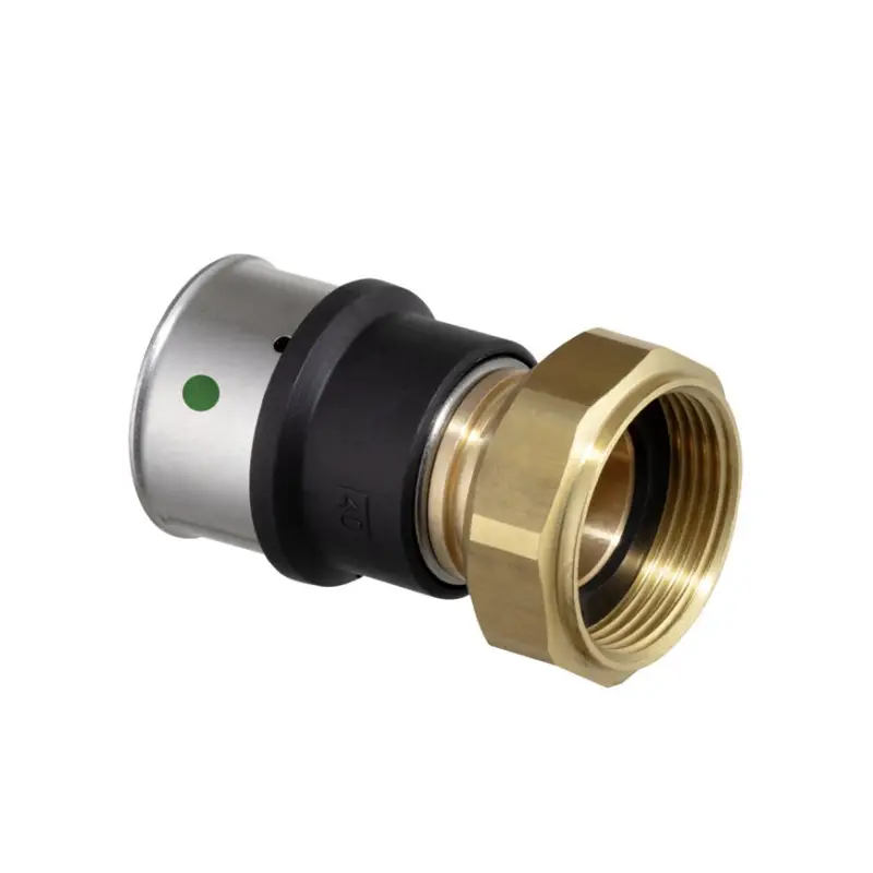 Gratis Verzending Viega Smartpress schroefkoppeling, SC-Contur, type 6763, brons, binnendraad x pers, 16 mm x &frac12;"