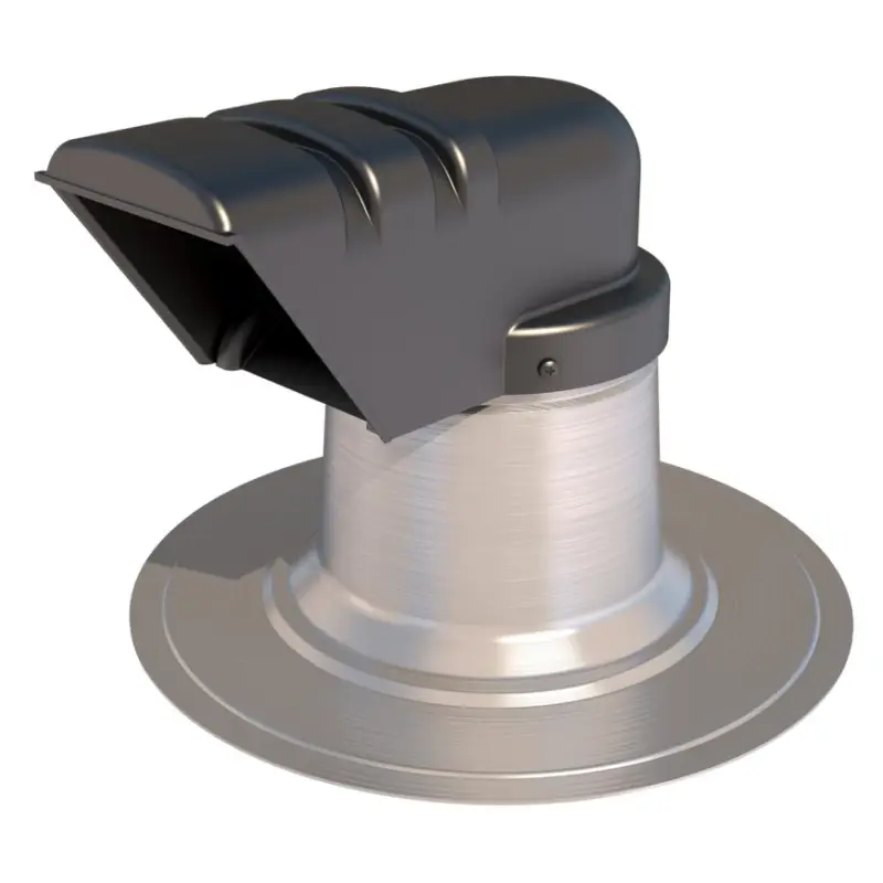 Ubbink kabel- en leidingdakdoorvoer, type Solar, pe/aluminium, dakhelling 0° Origineel