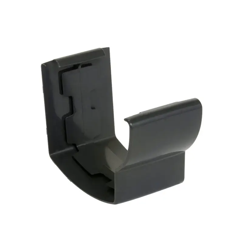 Origineel Nicoll Techtan Ovation verbindingsstuk voor bakgoot, pvc, antraciet, RAL 7016, 125 mm