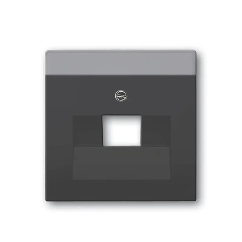 ABB Busch-Jaeger centraalplaat, Future linear, voor UAE, 1-voudig, mat zwart Veilige Betaling