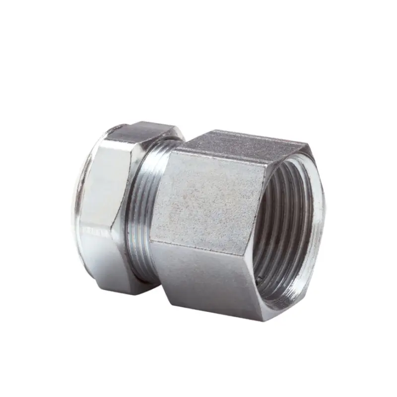 Aanbieding Bonfix schroefkoppeling, staal verzinkt, binnendraad x knel, &frac34;" x 22 mm