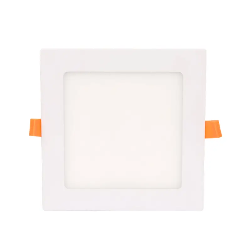 Adurolight&reg; Premium Quality Line platte led downlight, vierkant, Ken, wit, 12 W, 3000 K, non flicker Voordeelprijs