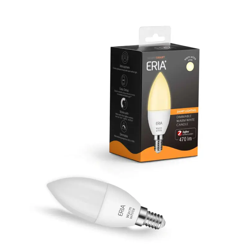AduroSmart ERIA&reg; Warm White lamp, E14 fitting Gratis Verzending