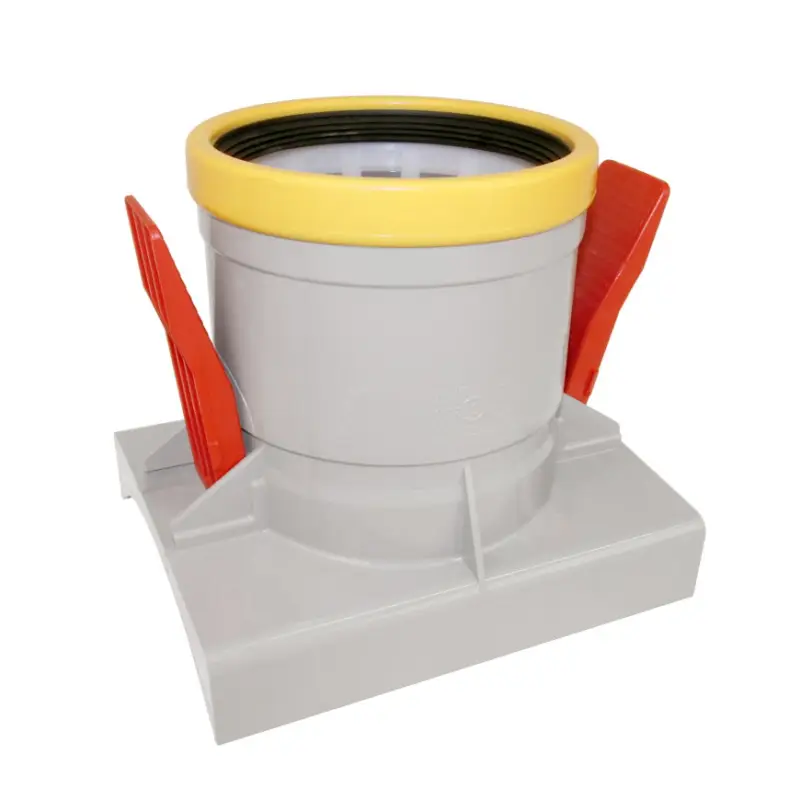 Wavin Ultra-3 knevelinlaat + zetting, pvc, kunststof buizen, 1x manchet, grijs, KOMO, SN8, 315x125mm Fabrieksprijs