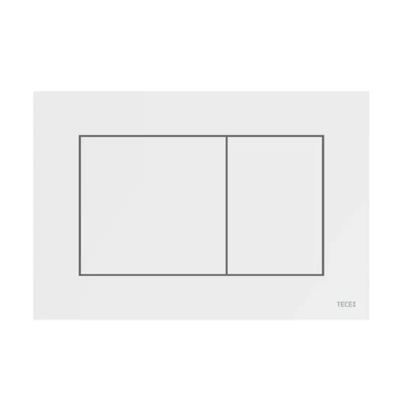 Voordeelprijs TECEnow bedieningspaneel voor duospoeling, kunststof, 2-knops, wit