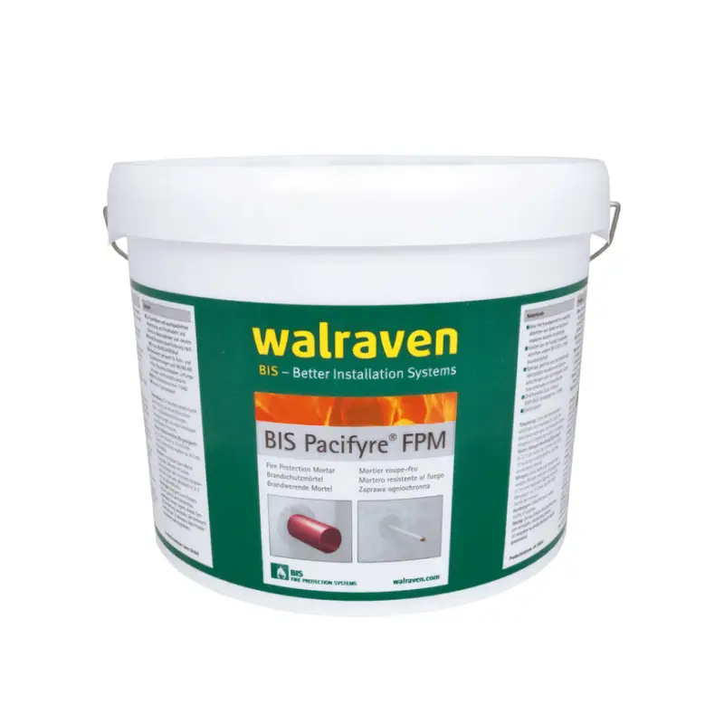 Walraven Pacifyre brandwerende mortel, type FPM, emmer &agrave; 15 kg Exclusieve Aanbieding