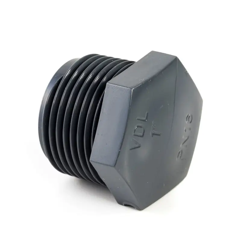 VDL draadstop, pvc-u, 1x buitendraad, 16 bar, 1&frac12;" Alleen Vandaag