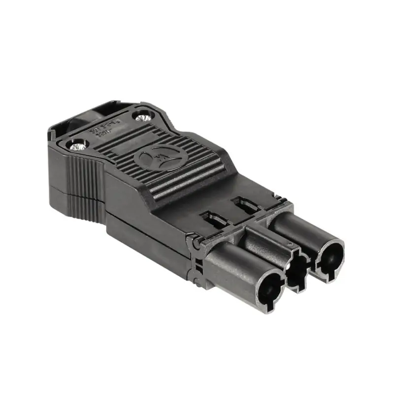 Aanbieding Wieland connector, kabelstekker mannelijk, schroef, zwart, type SW GST18I3