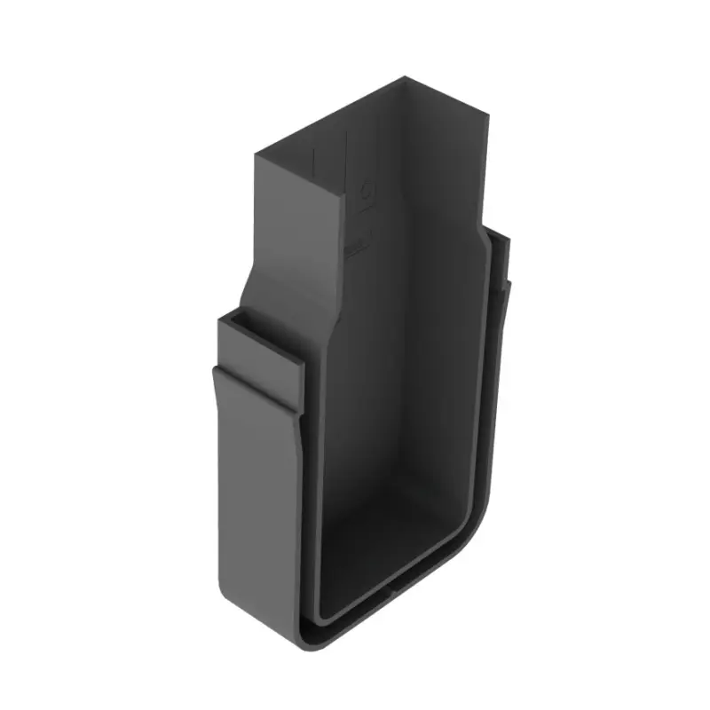 ACO eindstuk, type Slimline, pvc, grijs, 6,1 x 10 cm Gratis Verzending