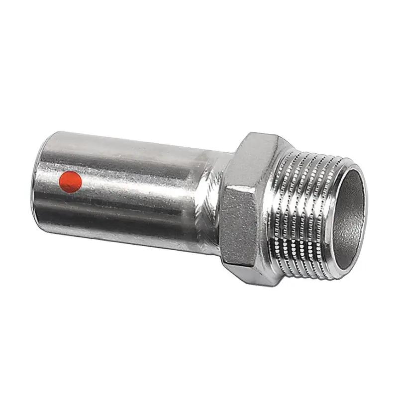 Aanbieding Sanha NiroTherm draadkoppeling, spie x buitendraad, 15 mm x &frac12;"