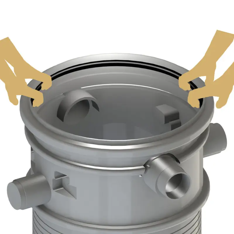 Afdichtingsring voor Varitank (filter)schacht, rubber, d = 20 mm Favoriet