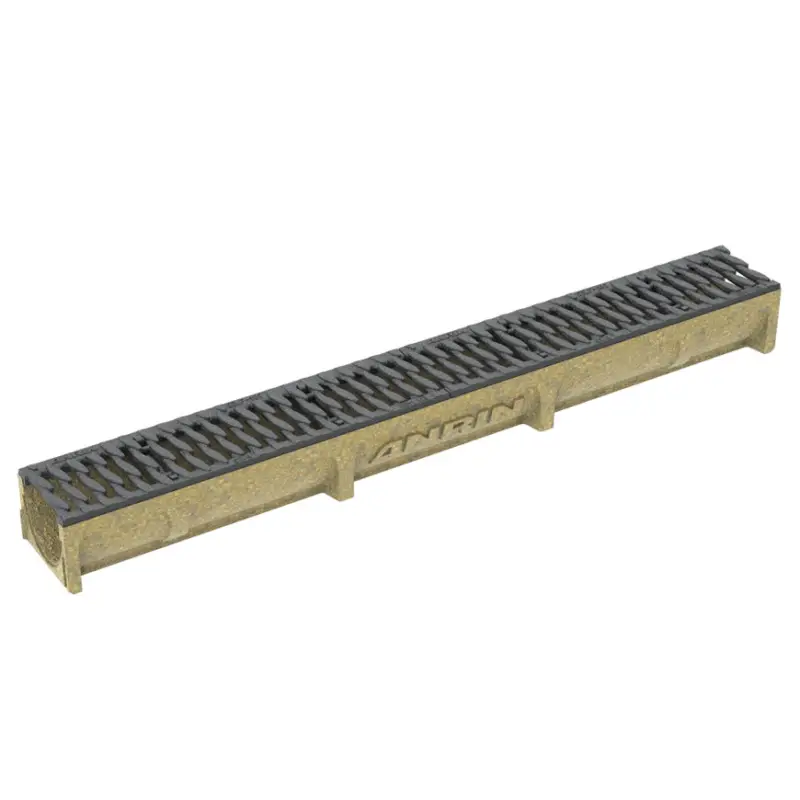 Anrin lijngoot, type SELF-100 Smart, polymeerbeton, incl. gy sleufrooster, B125, 100x12,2x10,1cm Laatste Versie