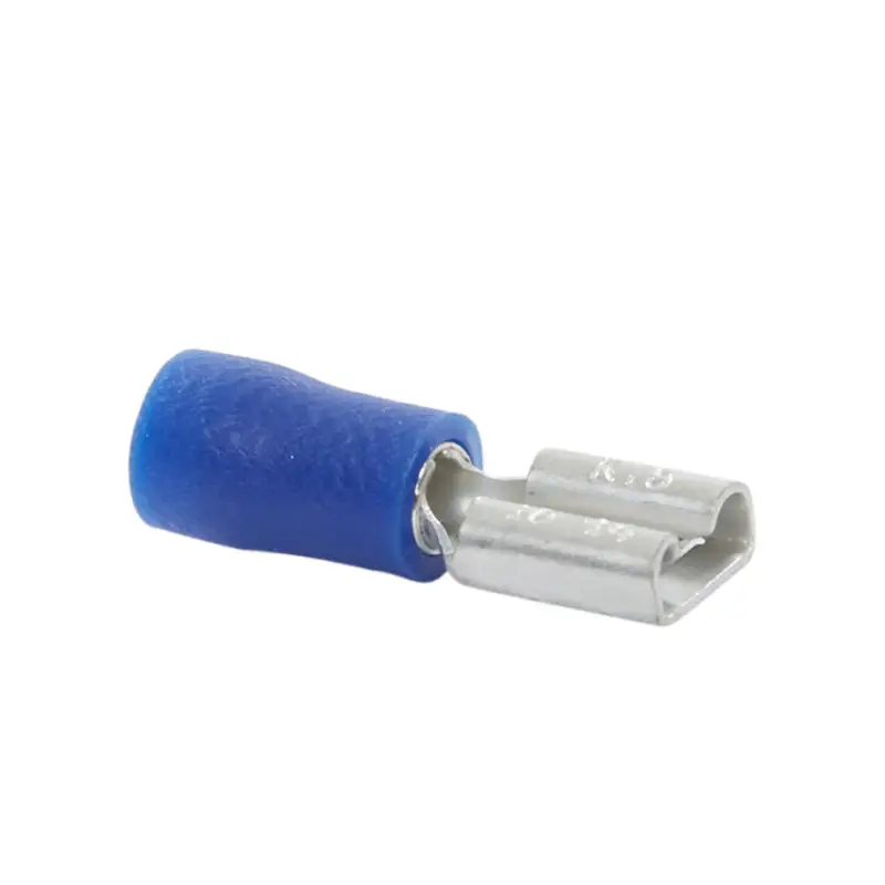 Alleen Vandaag Klemko kabelschoen, vlak, ge&iuml;soleerd, vrouwelijk, 1,5 - 2,5 mm&sup2;, blauw, blister &agrave; 25 stuks