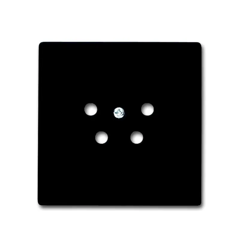 ABB Busch-Jaeger centraalplaat, Future linear, voor telefoon contactdoos, mat zwart Lage Prijs