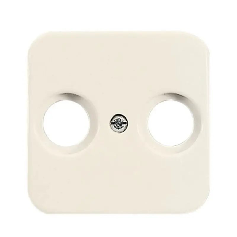 ABB Busch-Jaeger centraalplaat, SI, voor coax wandcontactdoos, cr&egrave;me Hoge Kwaliteit