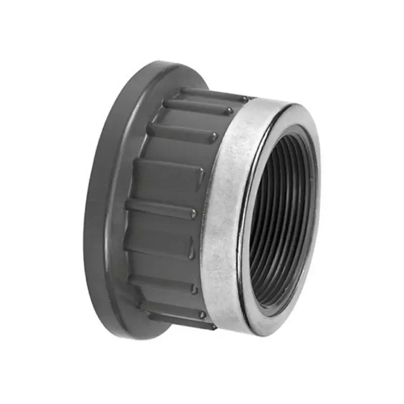 VDL inlegdeel voor kogelkraan, pvc-u, rvs, binnendraad, met versterkingsring, 1" Premium