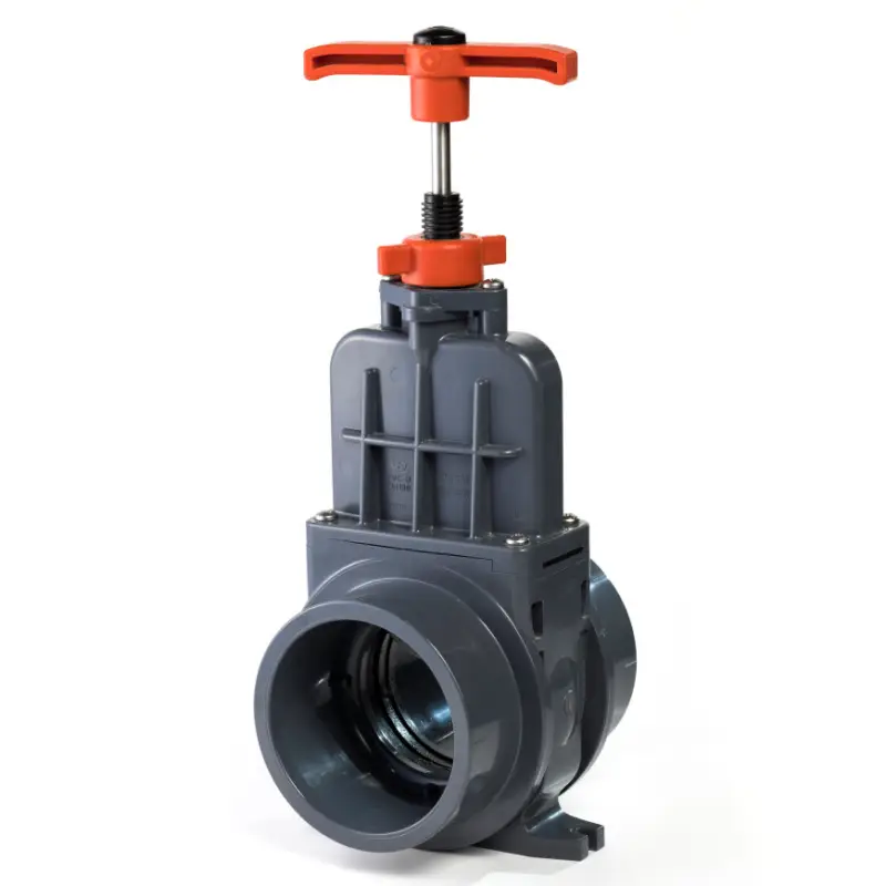 VDL messchuifafsluiter, type DUL, pvc-u, rvs, 2x uitw. lijm, epdm, 125 mm Merkproduct