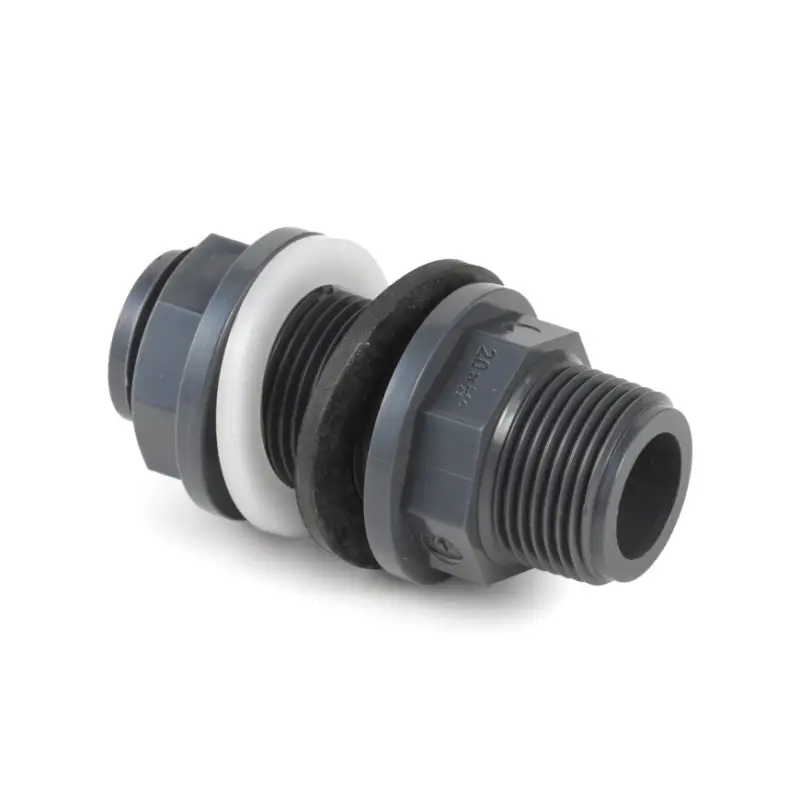 VDL reservoir koppeling, type B, pvc-u, inwendig lijm x buitendraad, epdm, 20 mm x &frac34;" x &frac34;" Express Levering