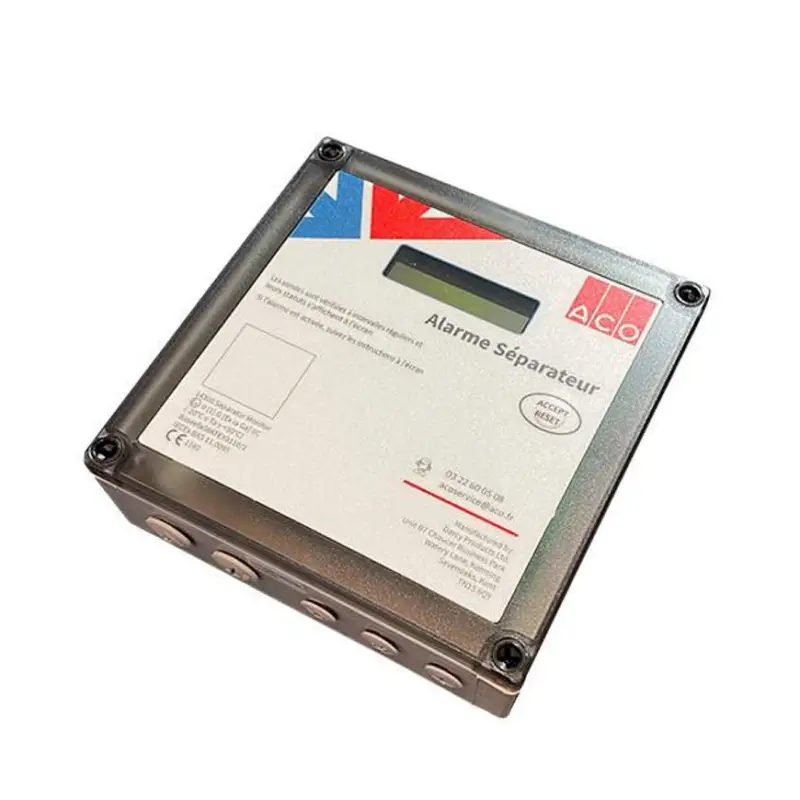 Alarm systeem, voor olie- en benzineafscheiders Plaats Bestelling
