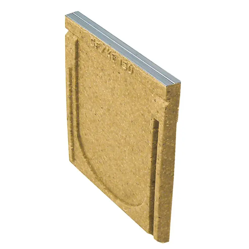 Anrin eindstuk, type KE-200, polymeerbeton, gegalv. rand, 26,4 x 29 cm Bulkbestelling