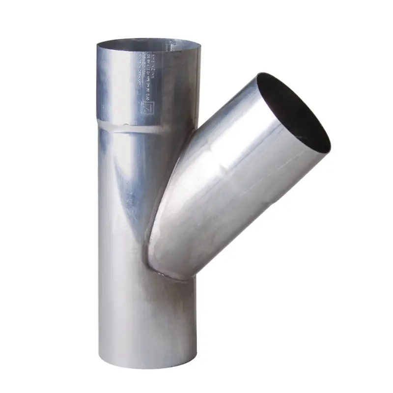 Alleen Vandaag NTZ hwa T-stuk 45°, zink, 2x mof / 1x spie, 80 mm