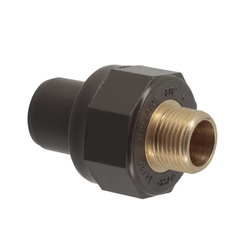 Weekendaanbieding System'O draadeind, cpvc, uitwendig/inwendig lijm x messing buitendraad, 25/20 mm x &frac12;"