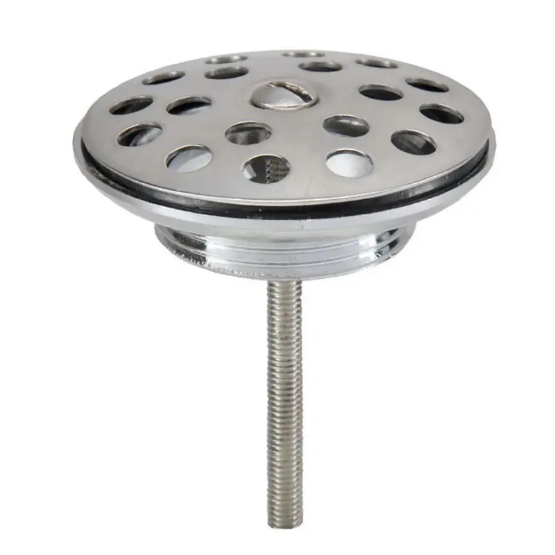 Afvoerplug, met rooster, messing verchroomd, 1&frac14;" Geld-Terug-Garantie