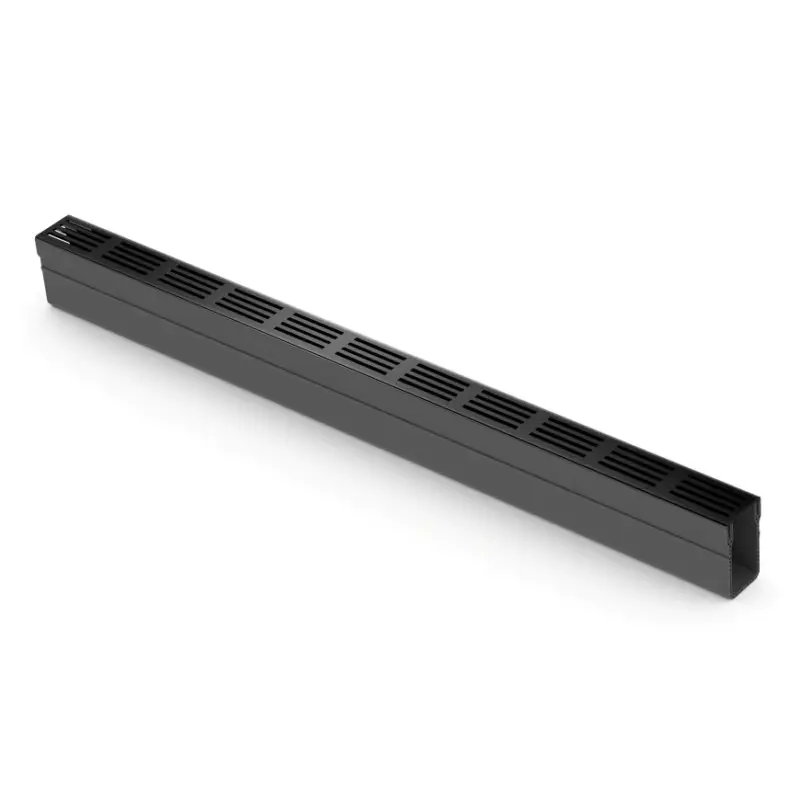 Wereldwijde Verzending ACO lijngoot, type Slimline, pvc, incl. zwart aluminium designrooster, A15, 100 x 6,1 x 10 cm