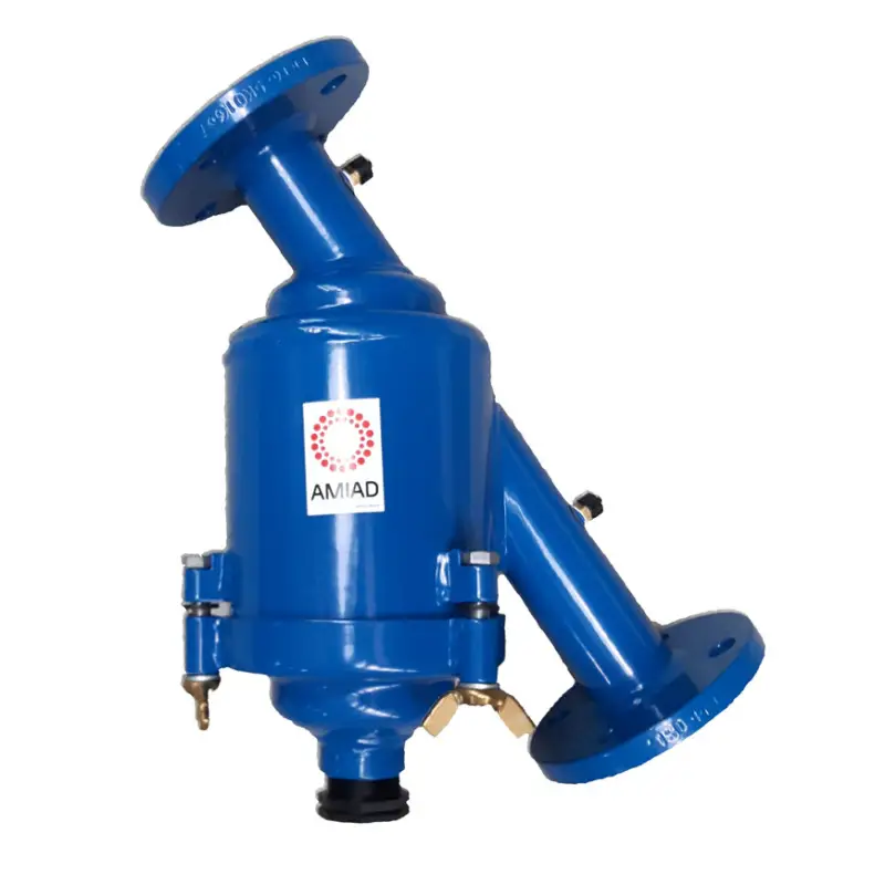 Amiad waterfilter, staal, 2x flens, exclusief filterzeef, 4" Finale Uitverkoop