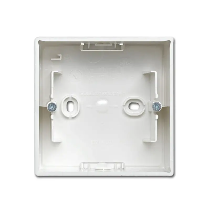 ABB Busch-Jaeger opbouwbak met bodem, SI-Balance, 1 voudig, alpin wit Dagaanbieding