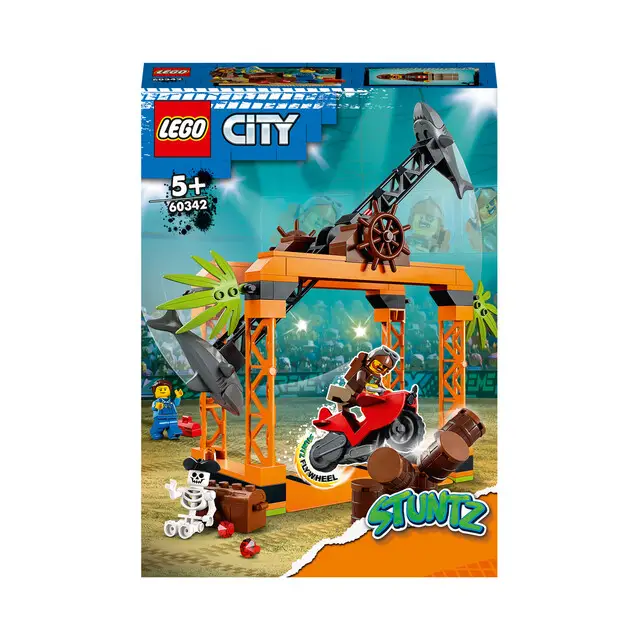 Gereduceerde Prijs LEGO City 60342 - De haaiaanval stuntuitdaging