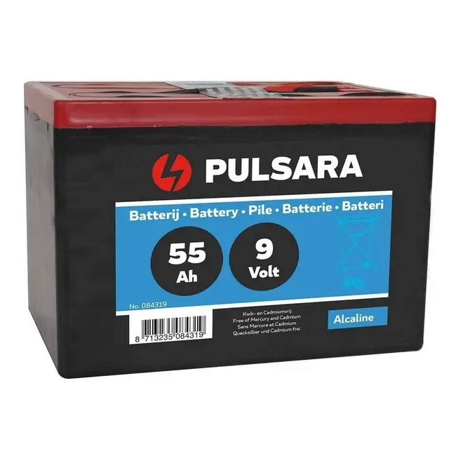High Performance Alkaline Batterij  (9V/200Ah) Big Box - Pulsara Meest Verkocht