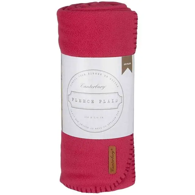 Ambachtelijk Canterbury Fleece Plaid Cozy Bordeaux