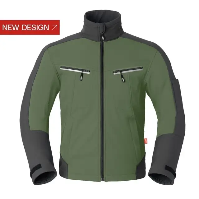 HAVEP Attitude Softshell Jas Bosbouw Groen/Charcoal Grijs Maat 3XL Gratis Verzending