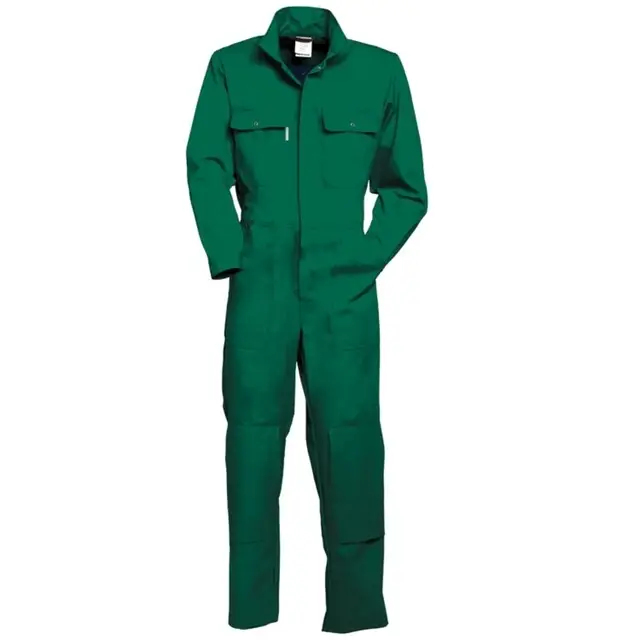 Havep Basic Katoen/Polyester Overall 2412 Flessengroen Maat 46 Topkwaliteit