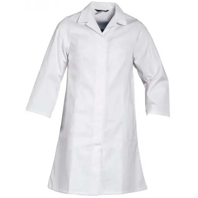 Fabrieksprijs HAVEP Lange Stofjas Wit Maat 58