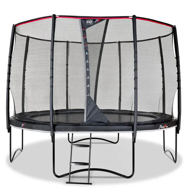 Lage Kosten EXIT Trampoline PeakPro Regular Zwart - Ø 366 cm Safety Net