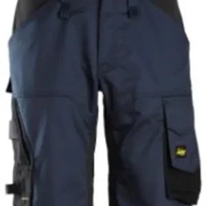 Snickers Korte Werkbroek 6153 Donker Blauw - Zwart (9504) Maat 060 Koop Vandaag