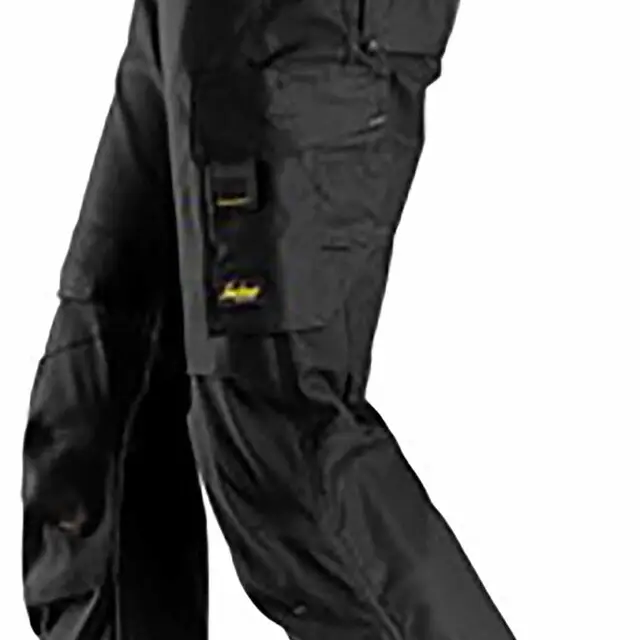 Snickers Aw Canvas+ Strtch Trouser 6324 Zwart (0404) Maat 054 Direct Verzonden