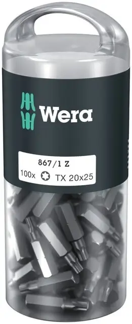 867/1 Torx® Bits Diy 100, Tx 20 X 25 Mm, 100-Delig Speciale Aanbieding