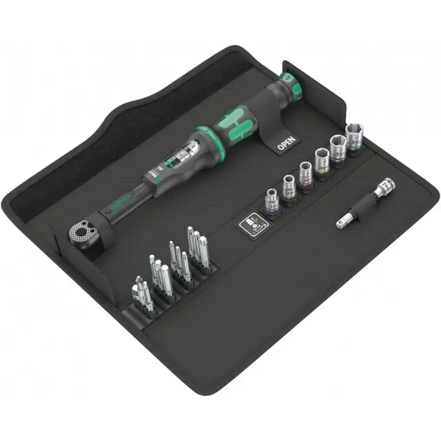 Wera momentsleutelset 18-delig Click-Torque - A6 Lage Prijs