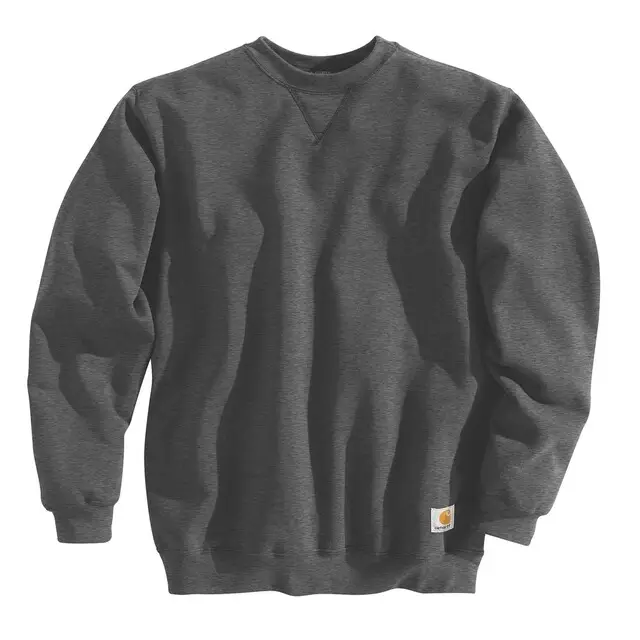 Garantie Inbegrepen Carhartt Midweight Crewneck Sweater Antraciet S