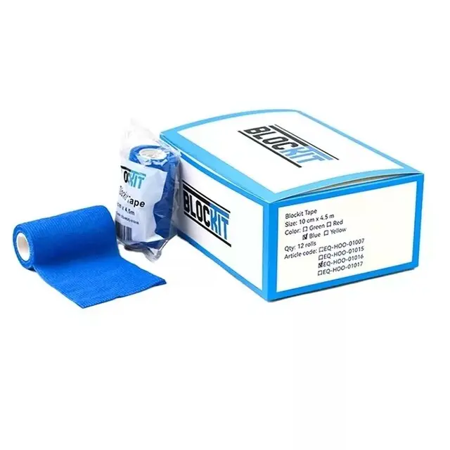 Blockit Klauwtape Blauw (12 Rol) - 10 Cm x 4,5 Meter Nieuwe Collectie