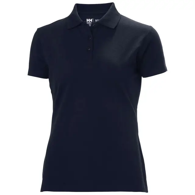 Helly Hansen W Classic Polo Dames 590 Marine Blauw - Maat 2XL Meest Verkocht